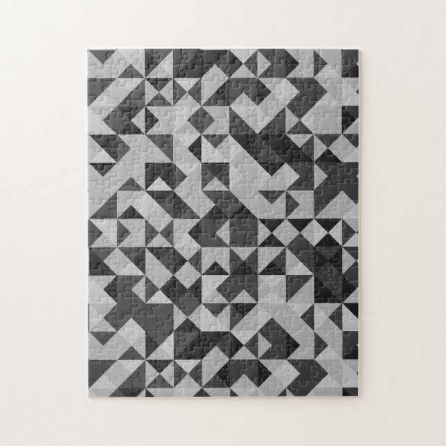 Abstrakt Geometric Mosaic Milic Stil Pussel (Vertikal)