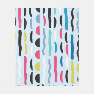 Abstrakt Geometric Seamless Decorative Mönster. Fleecefilt