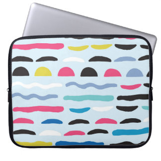 Abstrakt Geometric Seamless Decorative Mönster. Laptop Fodral