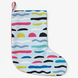 Abstrakt Geometric Seamless Decorative Mönster. Liten Julstrumpa