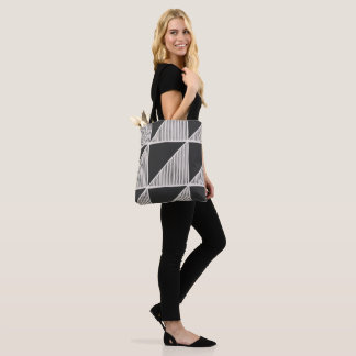 Abstrakt Geometric Seamless Mönster Tygkasse
