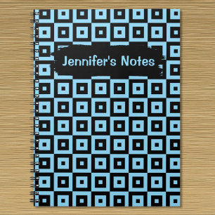 Abstrakt Geometric Square Mönster bärbar dator Anteckningsbok