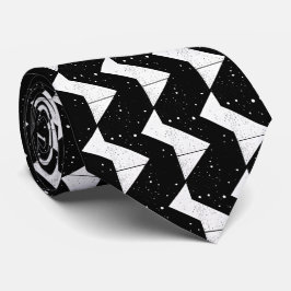 Abstrakt Geometric Starry Night Manar Neck Tie Slips