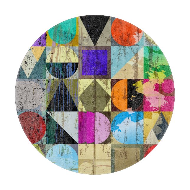 Abstrakt Geometric: Strokes and Stänk (Framsidan)