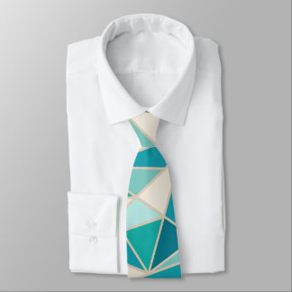 Abstrakt Geometric Triangles, Lagoon, Blue, Sand Slips
