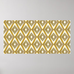 Abstrakt geometrisk bakgrund. Art Deco. Poster