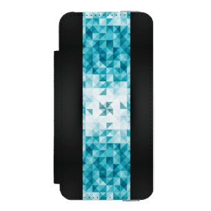 Abstrakt geometrisk bakgrundsmall för blått