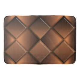 Abstrakt geometrisk chokladmodell badrumsmatta