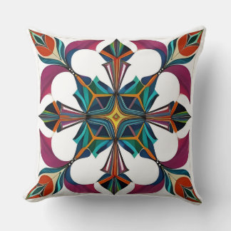 Abstrakt geometrisk design kudde