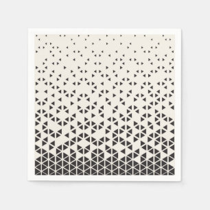 Abstrakt geometrisk design pappersservett