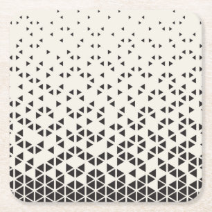 Abstrakt geometrisk design underlägg papper kvadrat