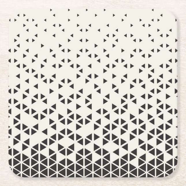 Abstrakt geometrisk design underlägg papper kvadrat (Framsidan)