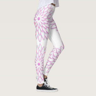 Abstrakt geometrisk Flower. Leggings