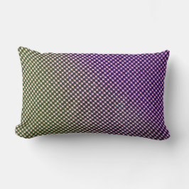 Abstrakt Geometrisk Gradient Rutigt Mönster 1278 Lumbarkudde