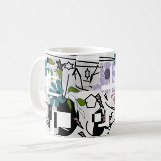 Abstrakt Geometrisk Graffiti-mugg Kaffemugg