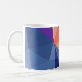 Abstrakt geometrisk kaffemugg