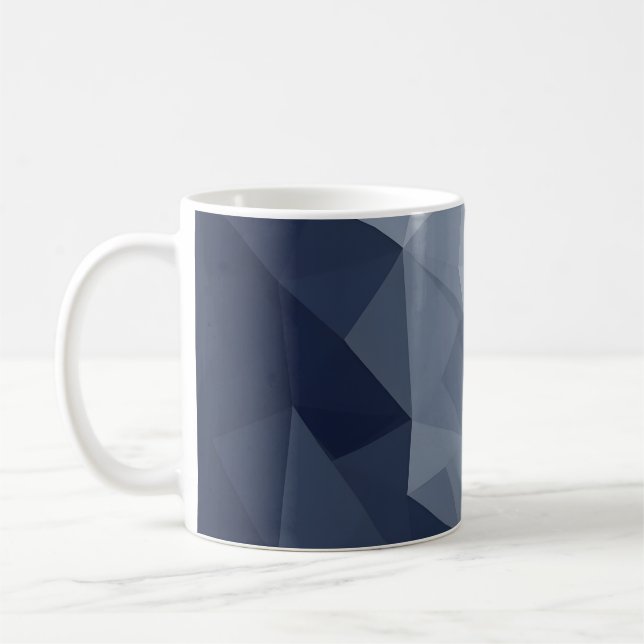 Abstrakt geometrisk kaffemugg (Vänster)