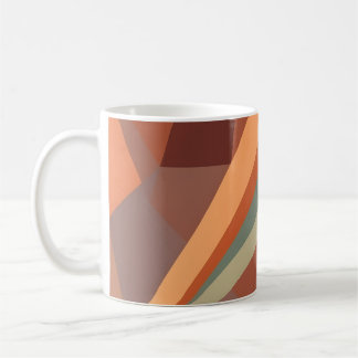 Abstrakt geometrisk kaffemugg