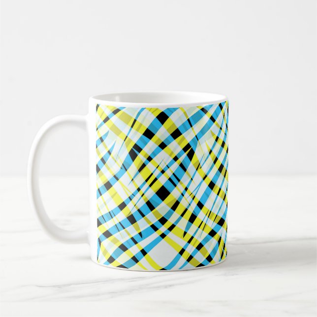 Abstrakt, geometrisk kaffemugg (Vänster)