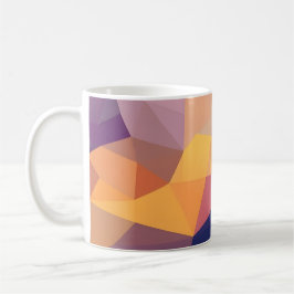 Abstrakt geometrisk kaffemugg