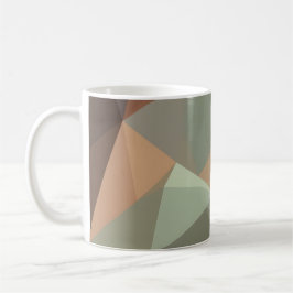 Abstrakt geometrisk kaffemugg