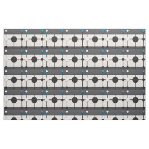 Abstrakt geometrisk komposition tyg