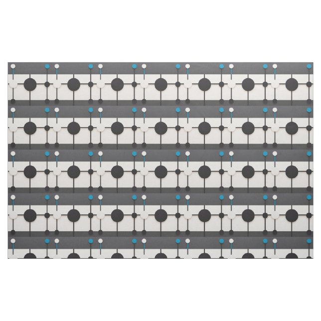 Abstrakt geometrisk komposition tyg (Fat Quarter)