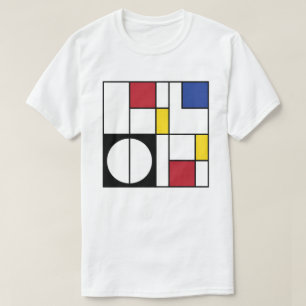 Abstrakt geometrisk konst t shirt
