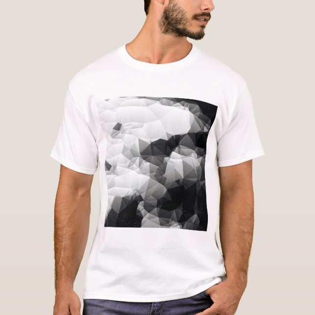 Abstrakt geometrisk konst t shirt (Framsida)