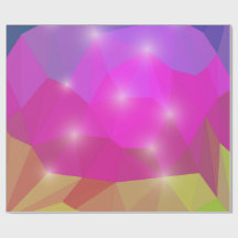 Abstrakt geometrisk kristallmosaik i rosa