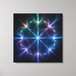 Abstrakt geometrisk ljusdukskonst canvastryck