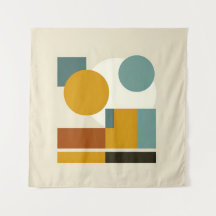 Abstrakt geometrisk mitten av seklet modern