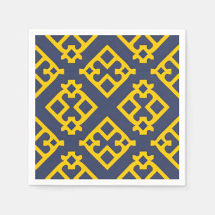 Abstrakt Geometrisk Modern Borddesign Pappersservett