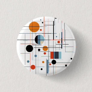 Abstrakt geometrisk modern minimalistiska linjer knapp