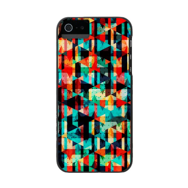 Abstrakt geometrisk mönster incipio iPhone wallet skal (Innerfodral Baksidan)