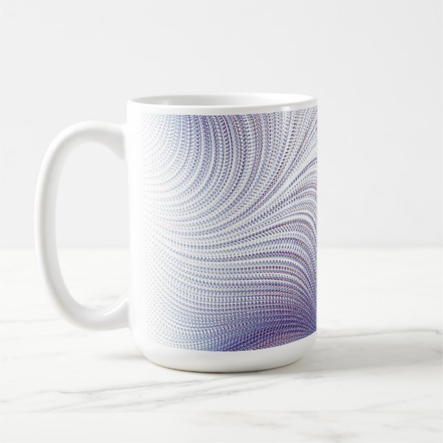 Abstrakt geometrisk mönster  kaffemugg (Vänster)
