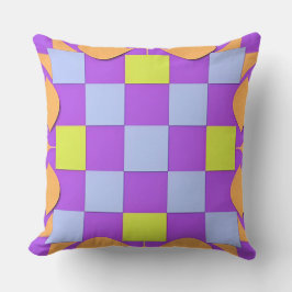 Abstrakt geometrisk mönster kudde