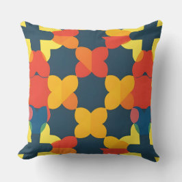 Abstrakt geometrisk mönster kudde