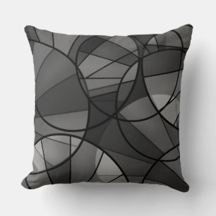 Abstrakt geometrisk mönster kudde