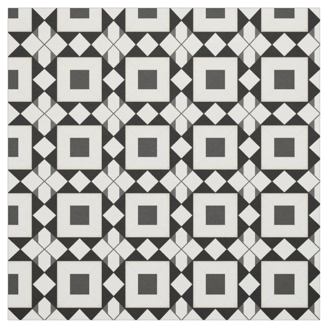 Abstrakt geometrisk mönster med retrotoner tyg (Provkarta)