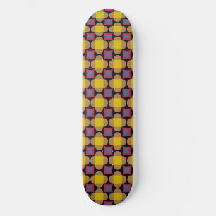 Abstrakt geometrisk mönster mini skateboard bräda 18,5 cm