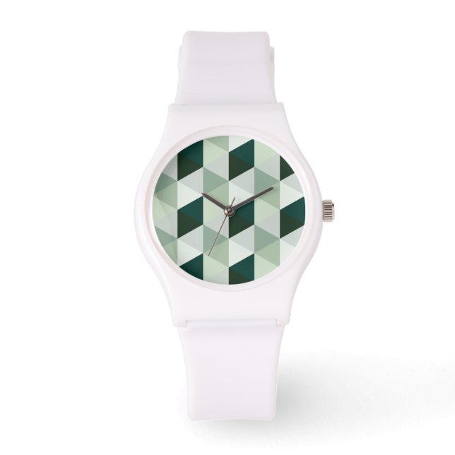 Abstrakt geometrisk mönster - Nr. 01 Armbandsur (Framsida)