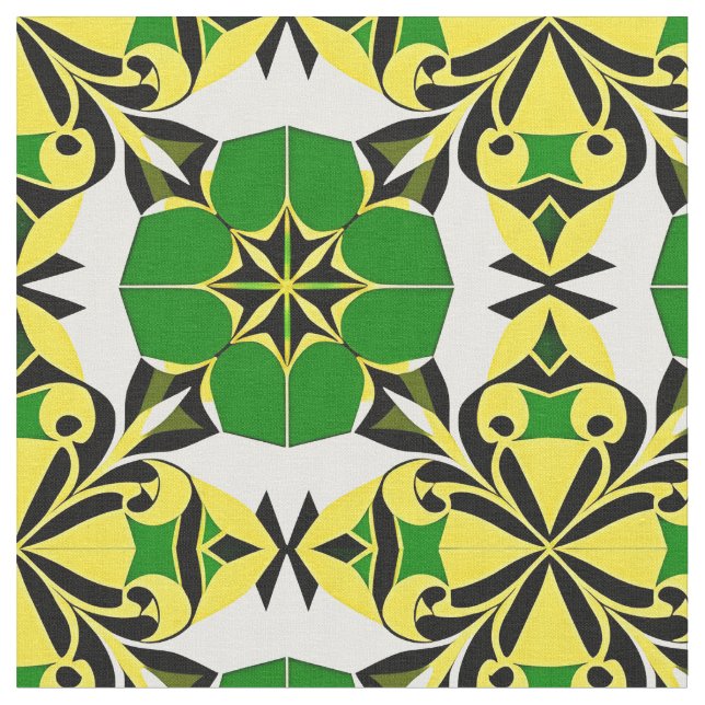 Abstrakt geometrisk mönster tyg (Närbild)