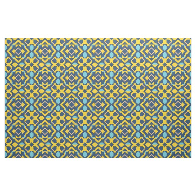 Abstrakt geometrisk mönster tyg (Fat Quarter)