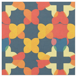 Abstrakt geometrisk mönster tyg