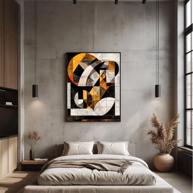 Abstrakt geometrisk mosaik poster (Skapare uppladdad)