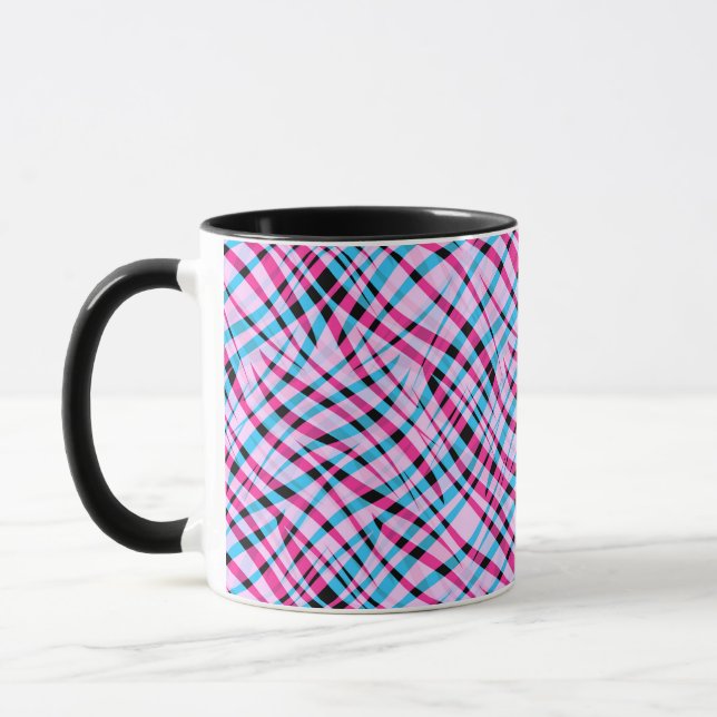 Abstrakt, geometrisk mugg (Vänster)