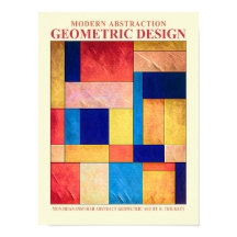 Abstrakt Geometrisk Nr 2 Affisch