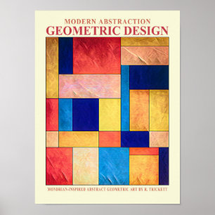 Abstrakt Geometrisk Nr 2 Affisch