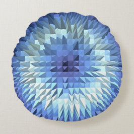 abstrakt geometrisk poligonalstruktur rund kudde